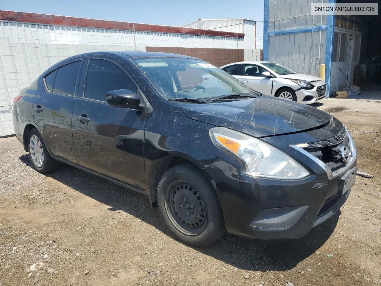 2018 Nissan Versa S VIN: 3N1CN7AP3JL803735 Lot: 62562394