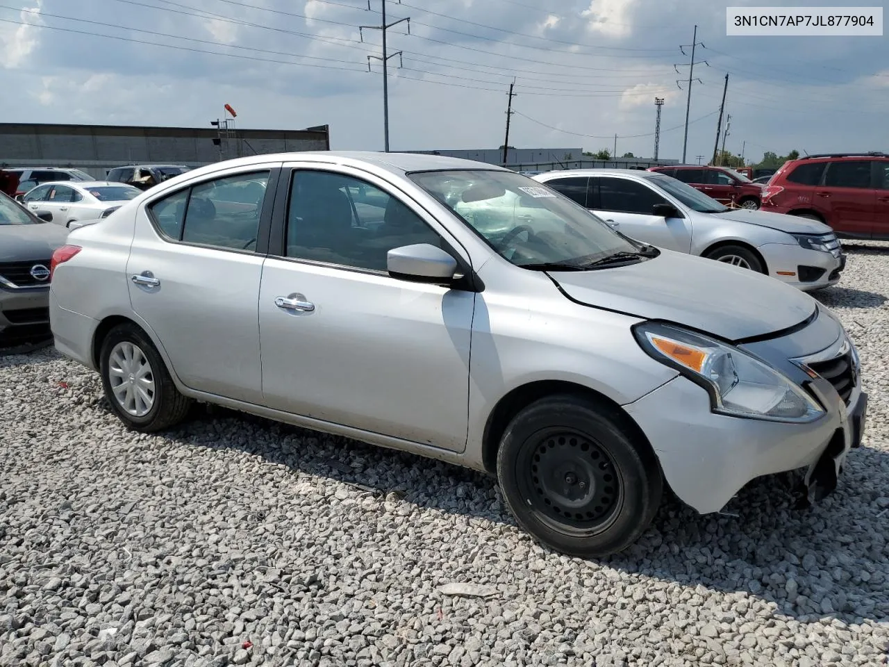 2018 Nissan Versa S VIN: 3N1CN7AP7JL877904 Lot: 62714564