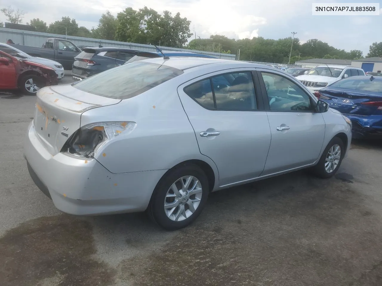 2018 Nissan Versa S VIN: 3N1CN7AP7JL883508 Lot: 63013774