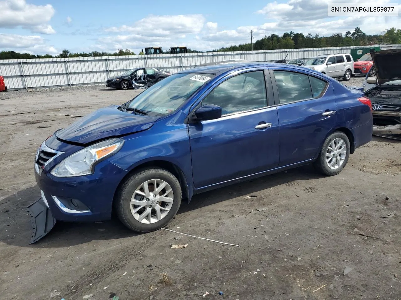 2018 Nissan Versa S VIN: 3N1CN7AP6JL859877 Lot: 64396884