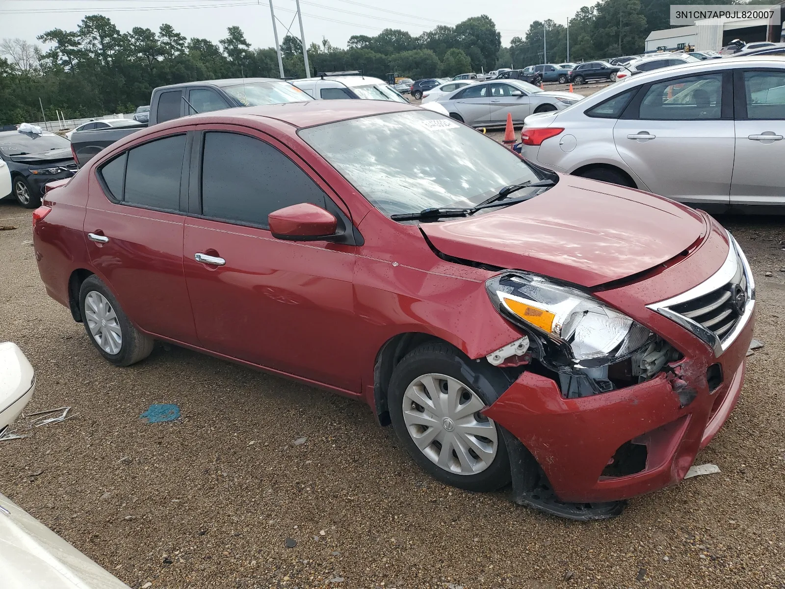 3N1CN7AP0JL820007 2018 Nissan Versa S