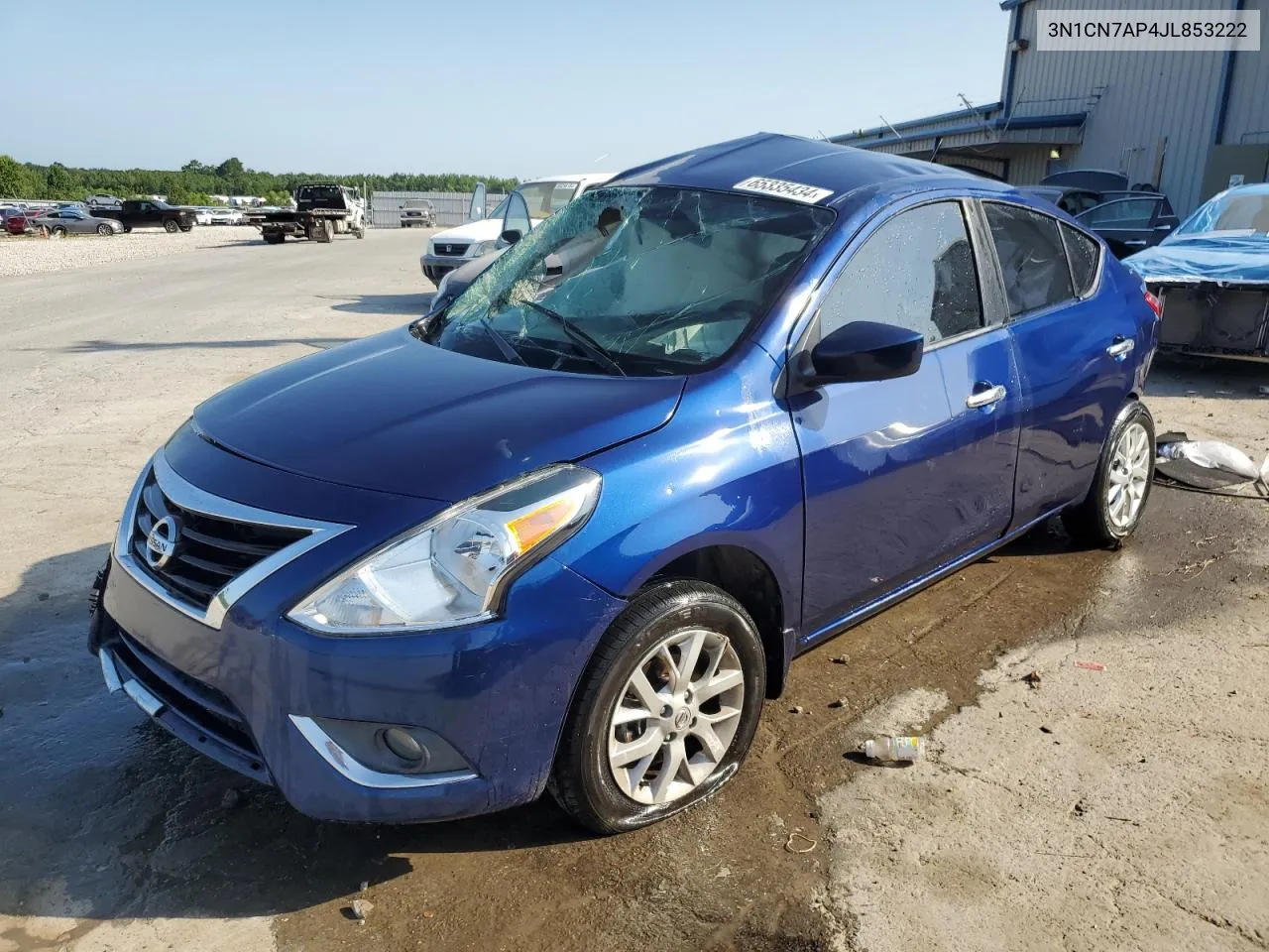 2018 Nissan Versa S VIN: 3N1CN7AP4JL853222 Lot: 65335434