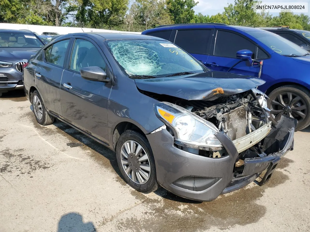 2018 Nissan Versa S VIN: 3N1CN7AP6JL808024 Lot: 65980744