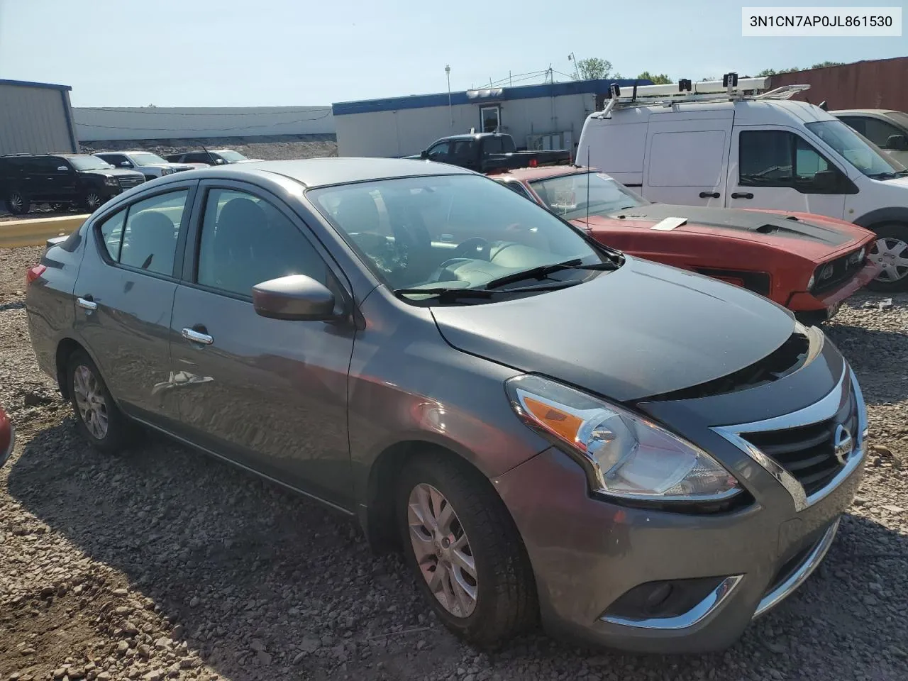 2018 Nissan Versa S VIN: 3N1CN7AP0JL861530 Lot: 66107634