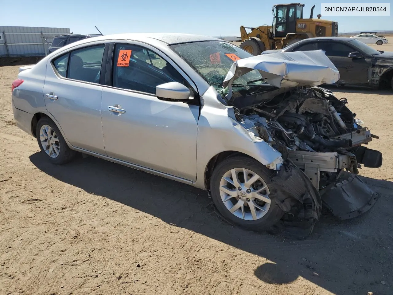 2018 Nissan Versa S VIN: 3N1CN7AP4JL820544 Lot: 67298954