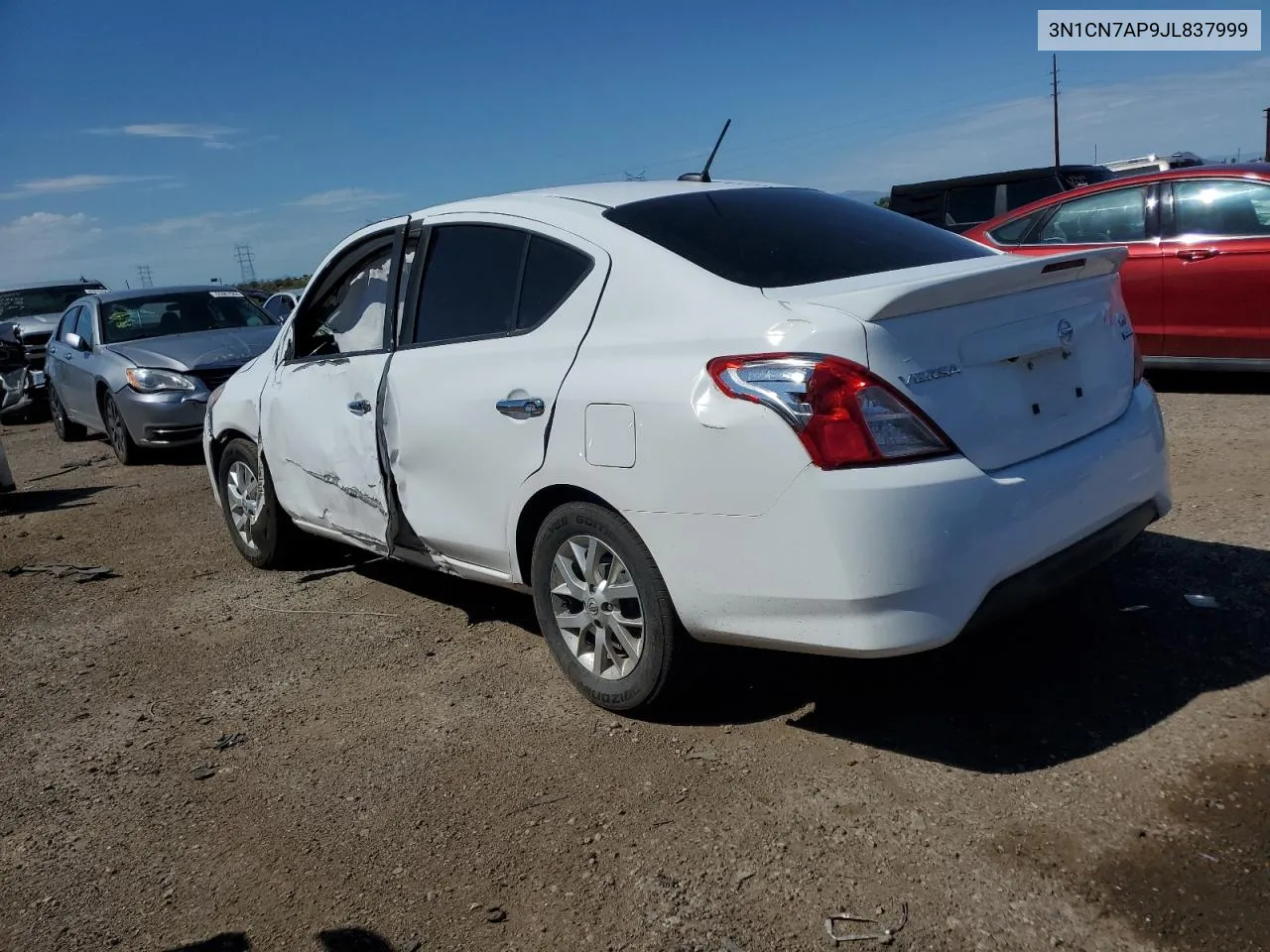 2018 Nissan Versa S VIN: 3N1CN7AP9JL837999 Lot: 67559774