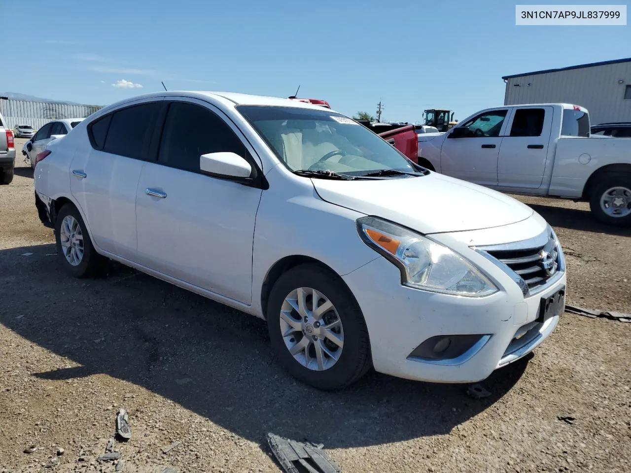 2018 Nissan Versa S VIN: 3N1CN7AP9JL837999 Lot: 67559774