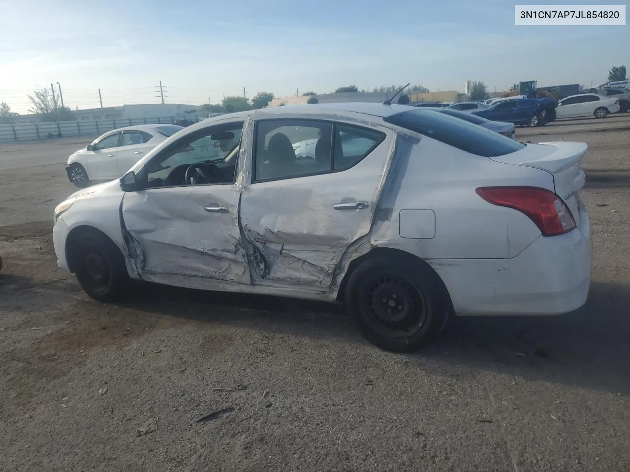 2018 Nissan Versa S VIN: 3N1CN7AP7JL854820 Lot: 67883394