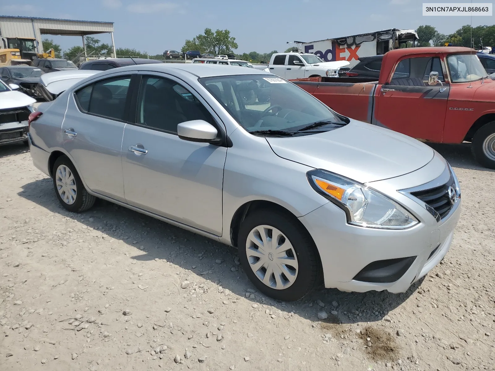 3N1CN7APXJL868663 2018 Nissan Versa S