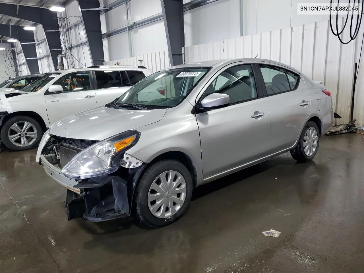 2018 Nissan Versa S VIN: 3N1CN7APXJL882045 Lot: 68025614