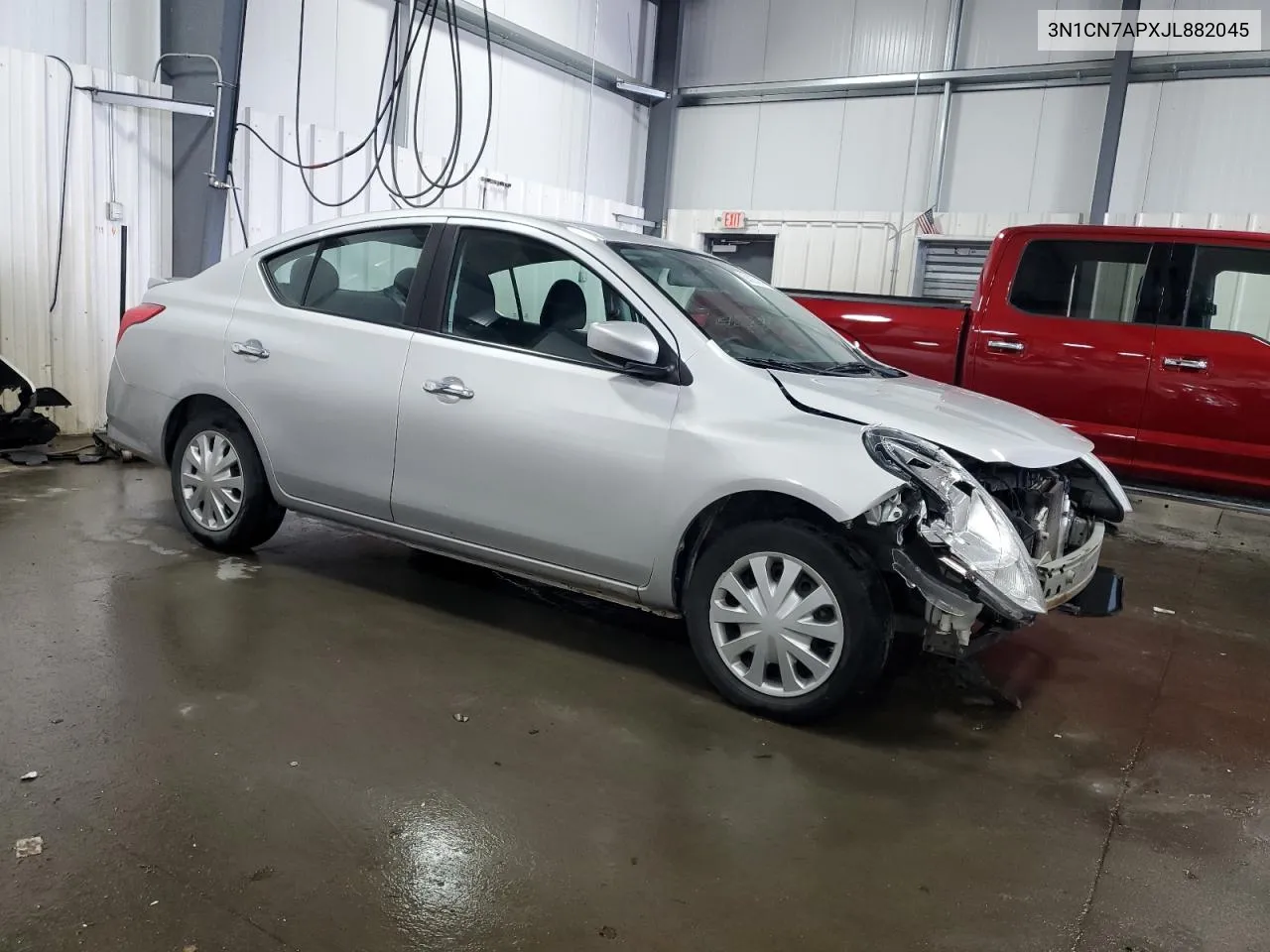 2018 Nissan Versa S VIN: 3N1CN7APXJL882045 Lot: 68025614