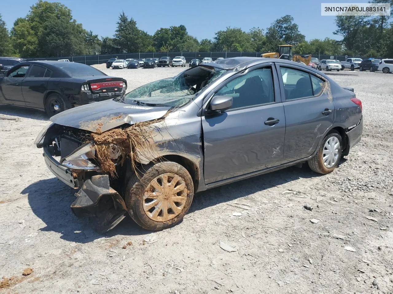 2018 Nissan Versa S VIN: 3N1CN7AP0JL883141 Lot: 68127774