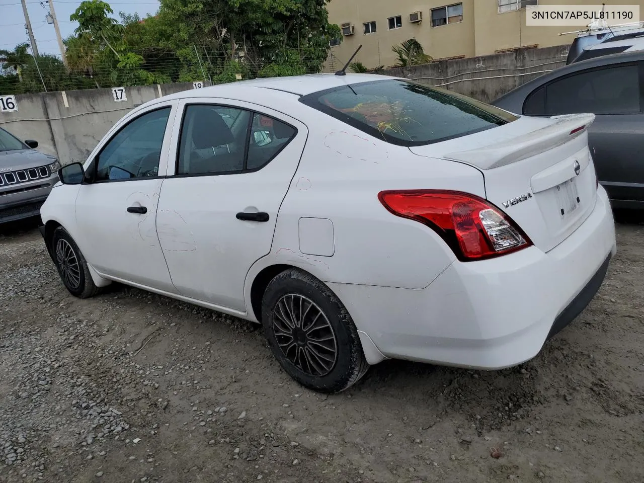 2018 Nissan Versa S VIN: 3N1CN7AP5JL811190 Lot: 68236024