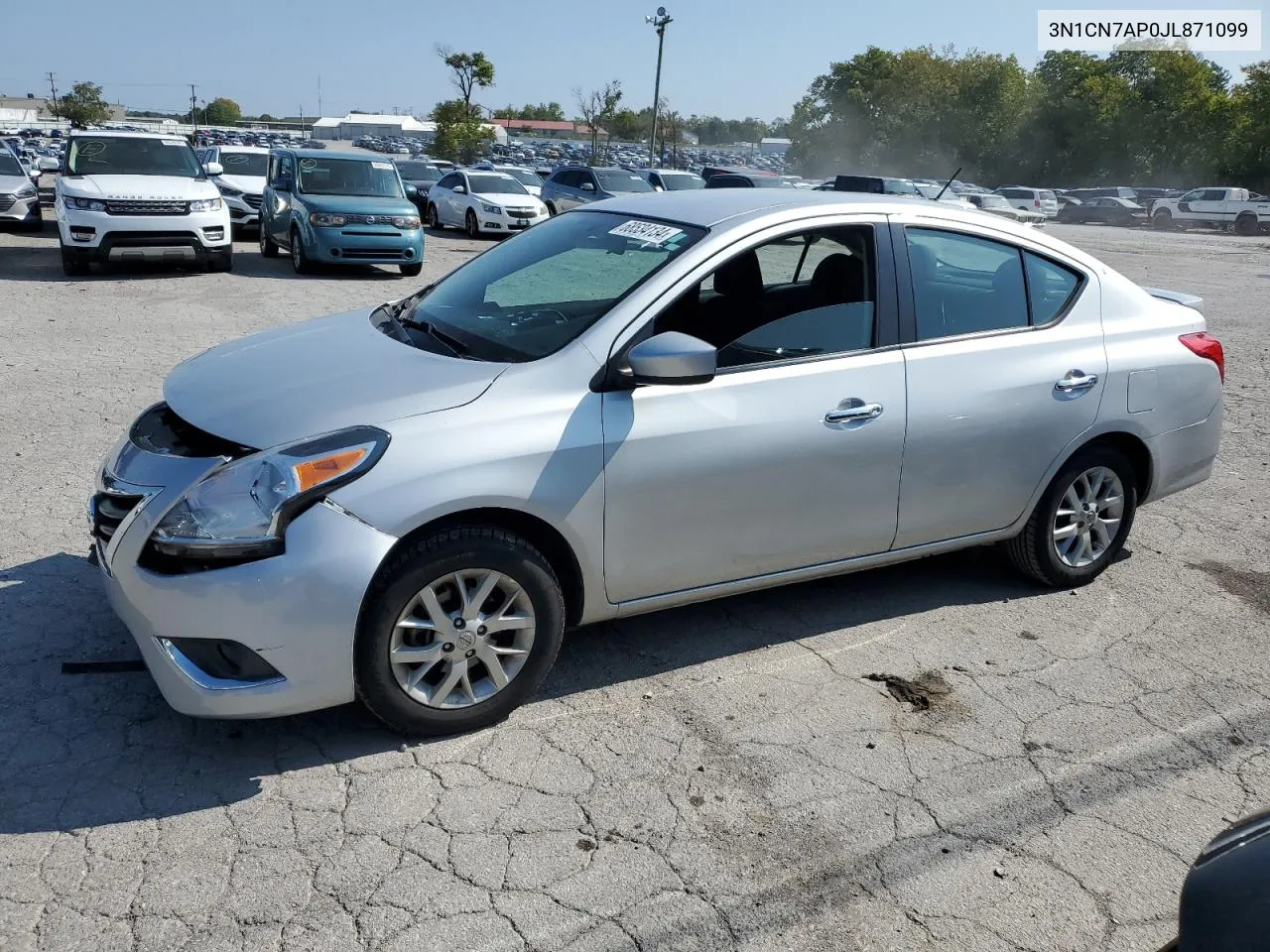 2018 Nissan Versa S VIN: 3N1CN7AP0JL871099 Lot: 68534134