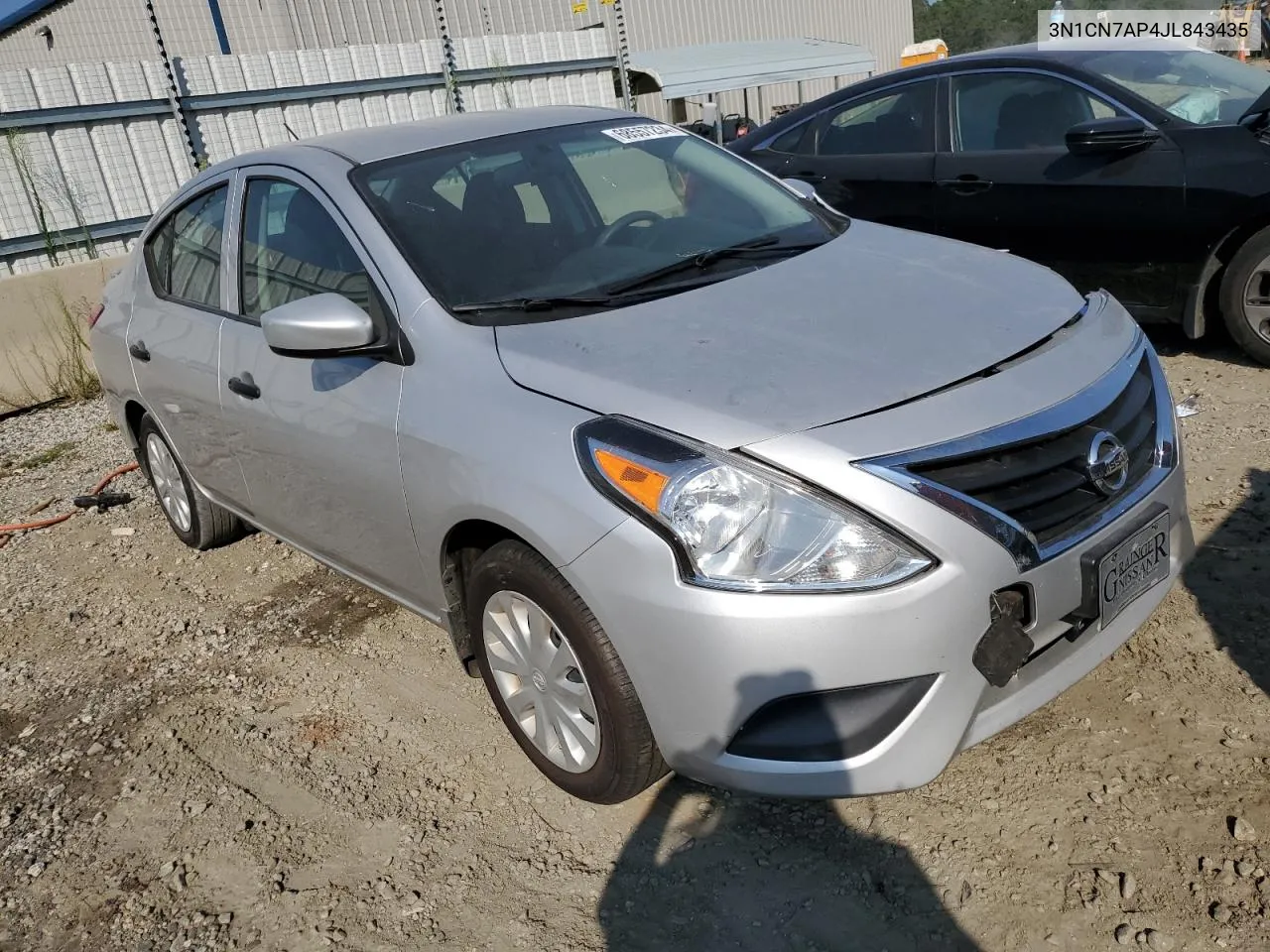 2018 Nissan Versa S VIN: 3N1CN7AP4JL843435 Lot: 68557234