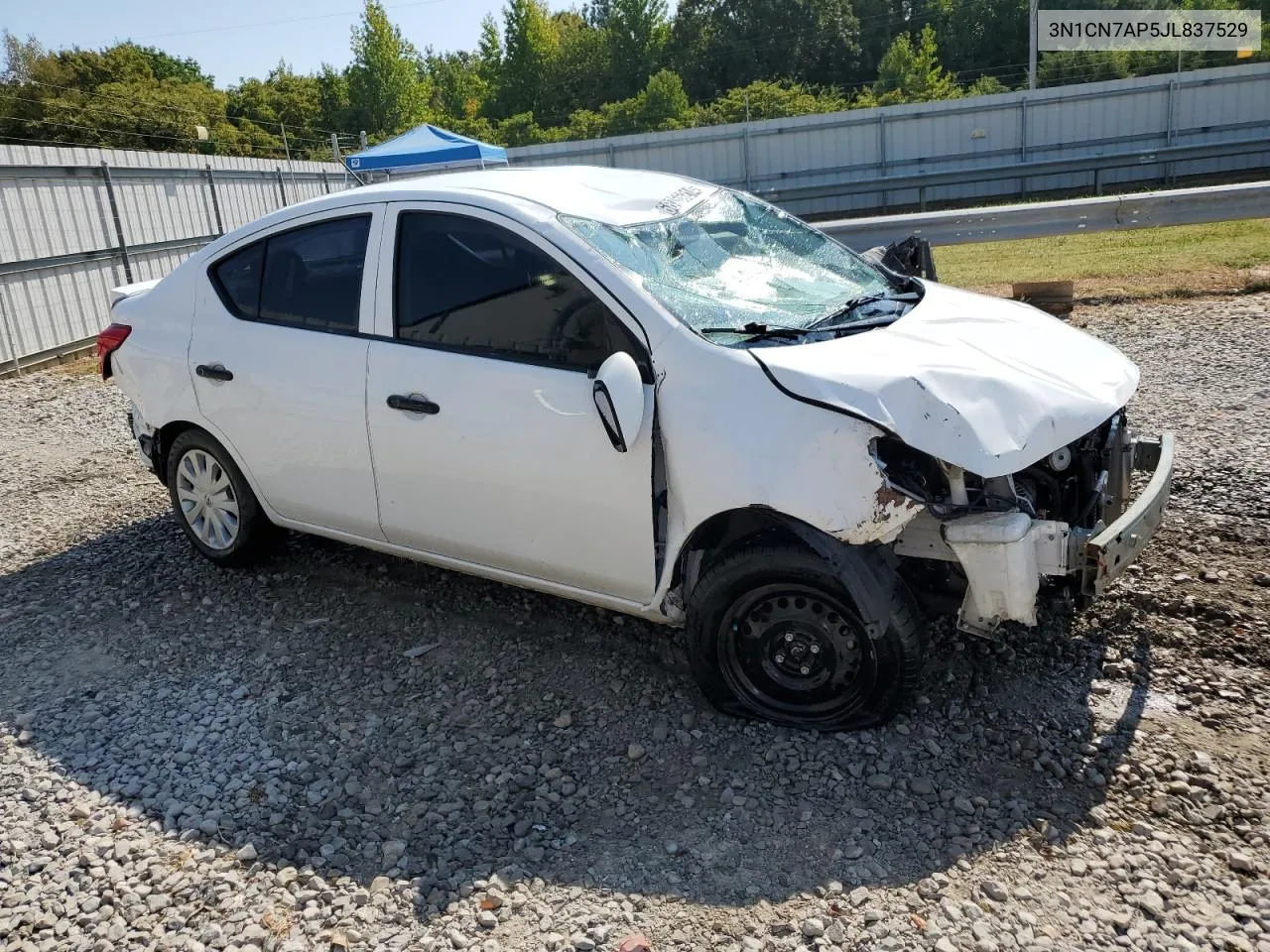 2018 Nissan Versa S VIN: 3N1CN7AP5JL837529 Lot: 68755214