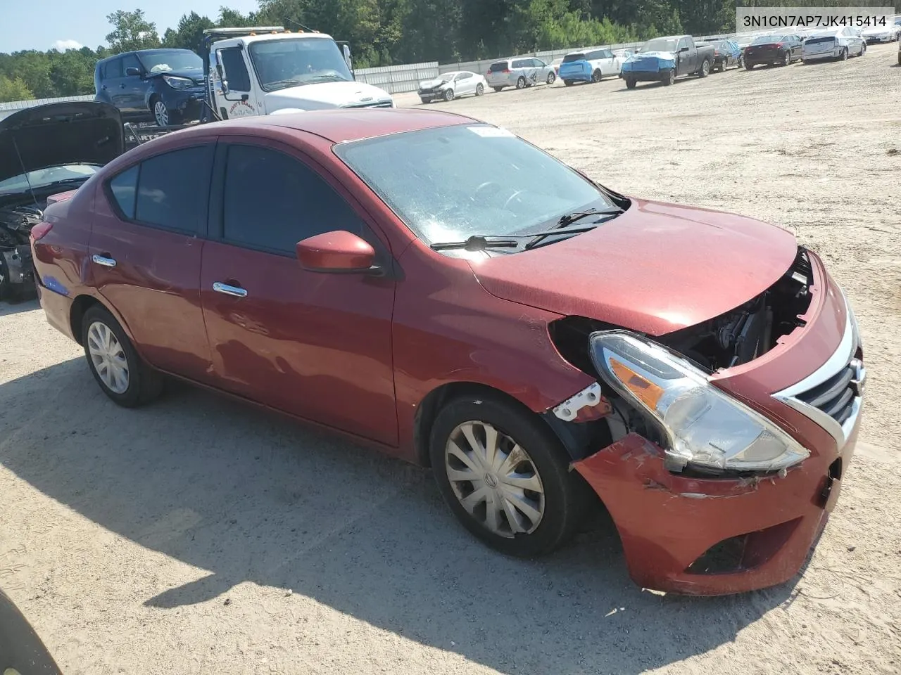 2018 Nissan Versa S VIN: 3N1CN7AP7JK415414 Lot: 69185254