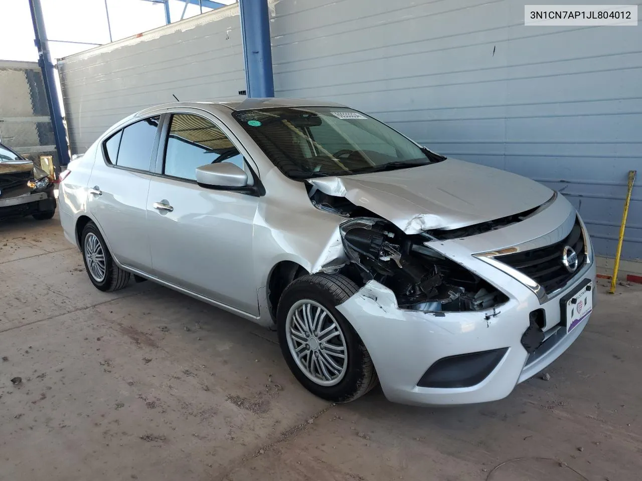 2018 Nissan Versa S VIN: 3N1CN7AP1JL804012 Lot: 69333334