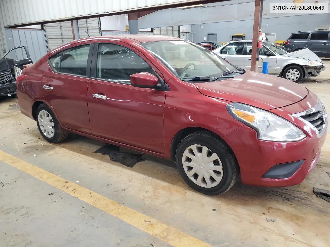 3N1CN7AP2JL800549 2018 Nissan Versa S