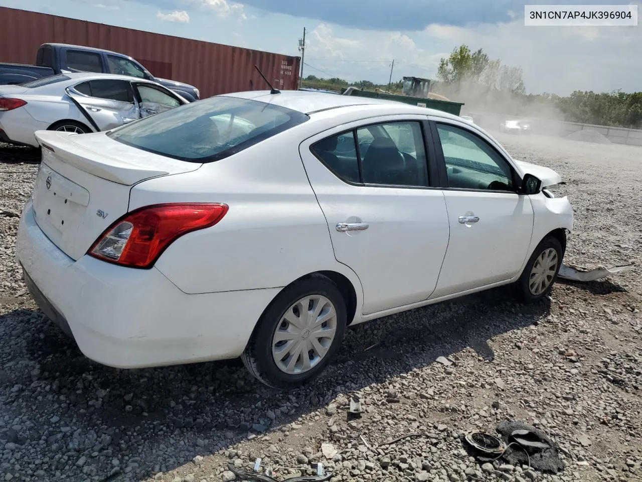 2018 Nissan Versa S VIN: 3N1CN7AP4JK396904 Lot: 69633854