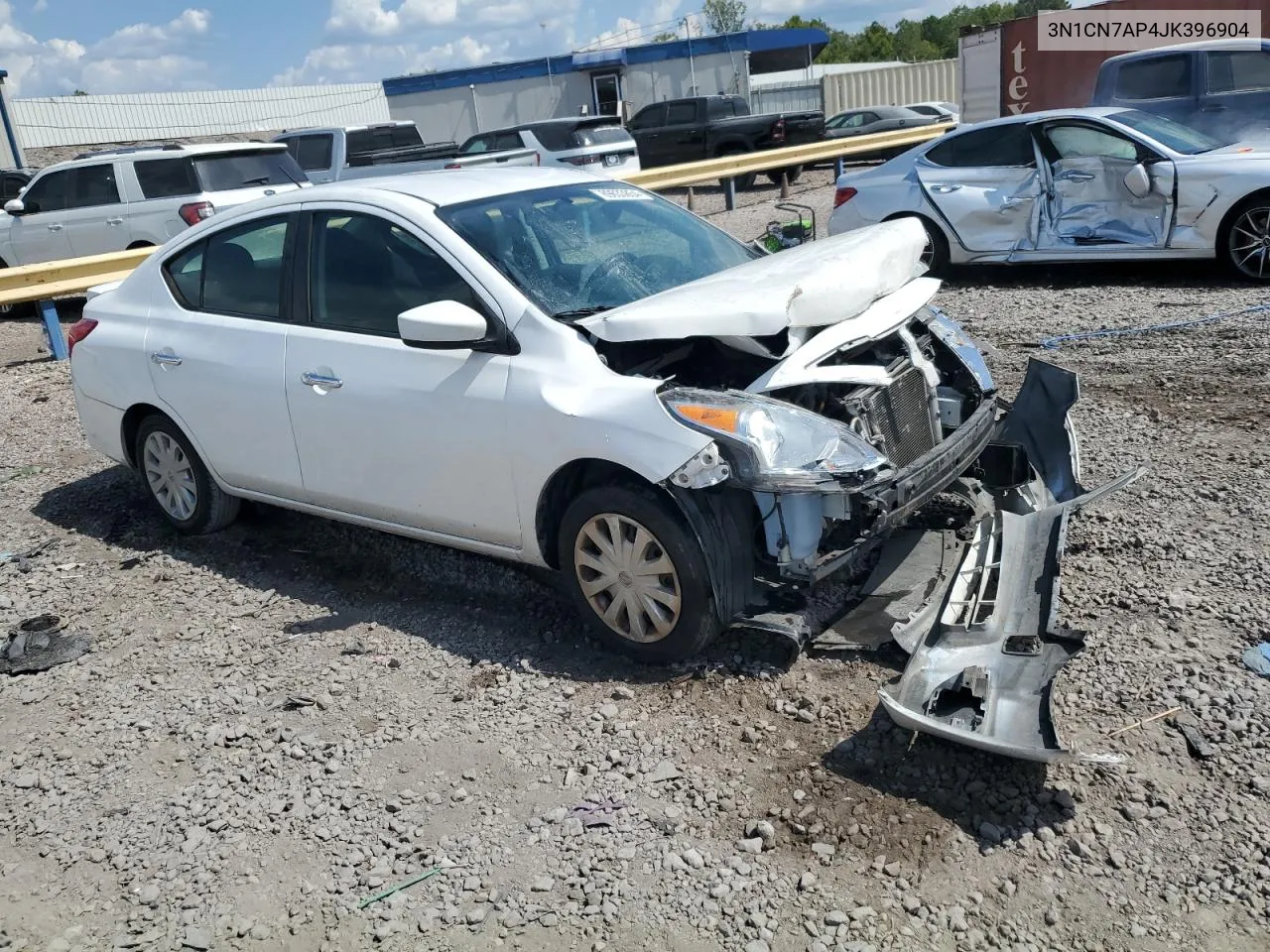 2018 Nissan Versa S VIN: 3N1CN7AP4JK396904 Lot: 69633854