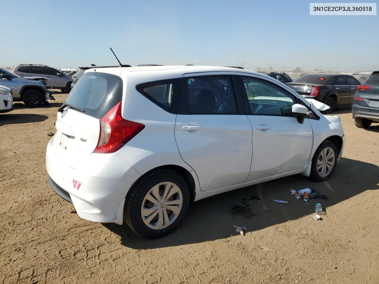 2018 Nissan Versa Note S VIN: 3N1CE2CP3JL360518 Lot: 69843494