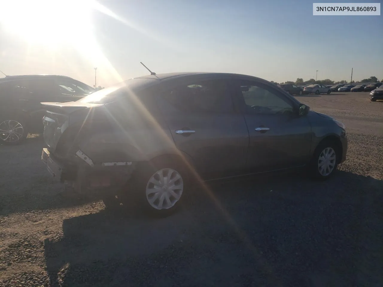 2018 Nissan Versa S VIN: 3N1CN7AP9JL860893 Lot: 69866744