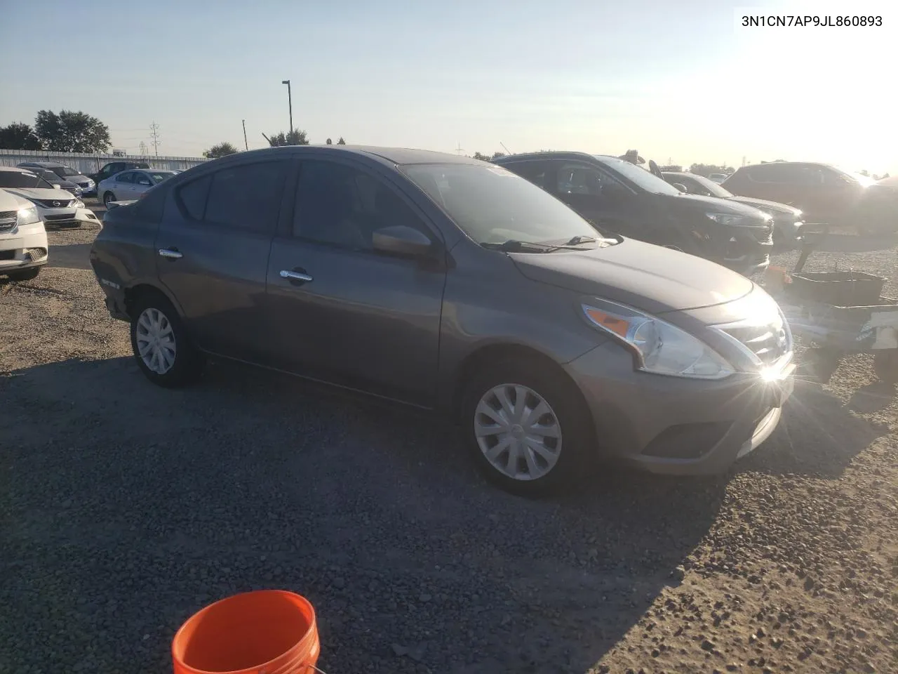 2018 Nissan Versa S VIN: 3N1CN7AP9JL860893 Lot: 69866744