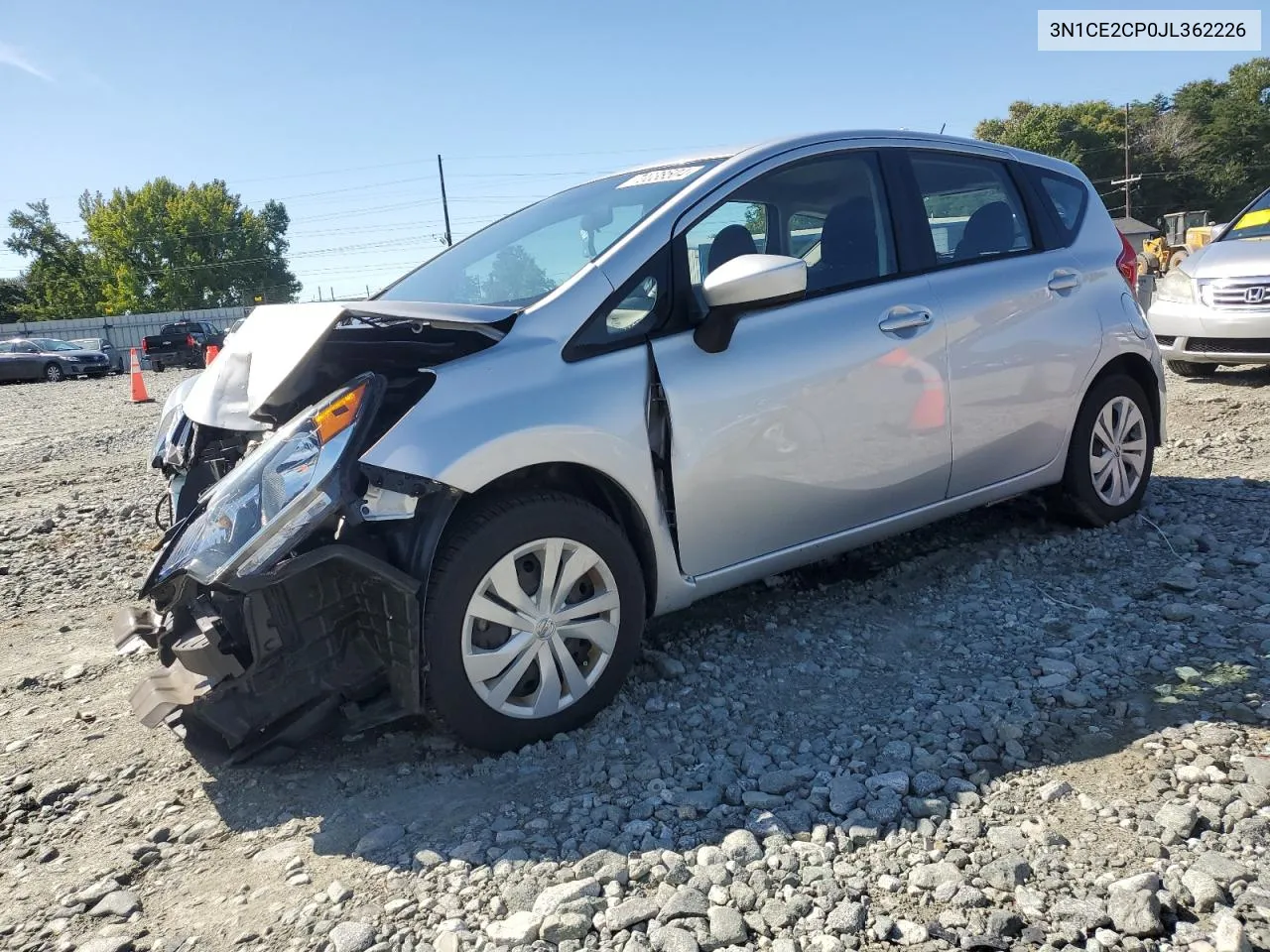 2018 Nissan Versa Note S VIN: 3N1CE2CP0JL362226 Lot: 70038504