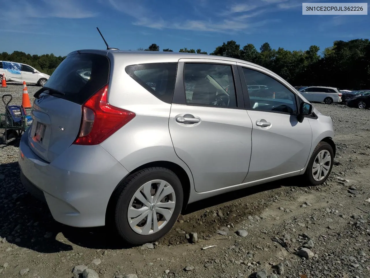 2018 Nissan Versa Note S VIN: 3N1CE2CP0JL362226 Lot: 70038504