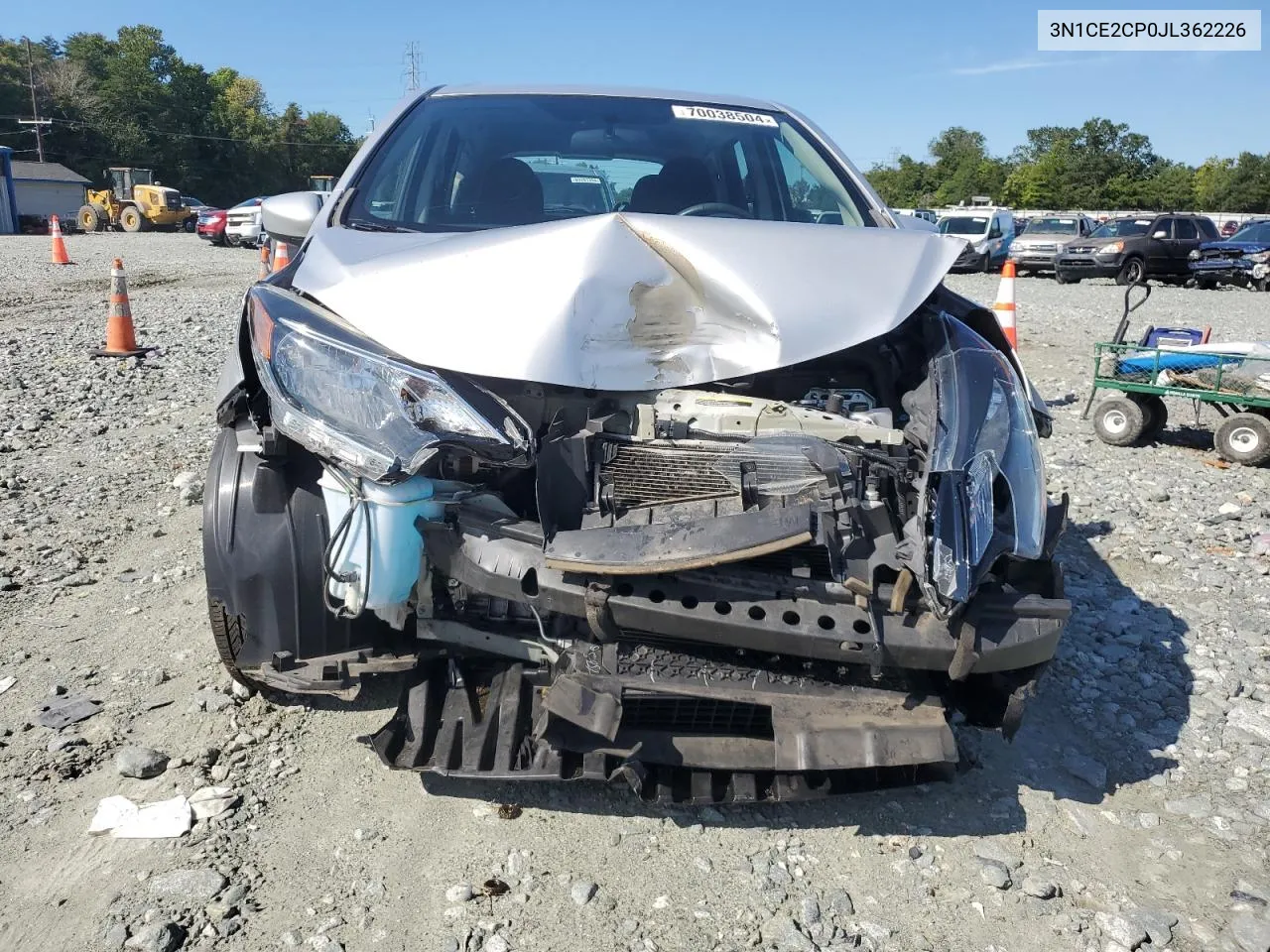 2018 Nissan Versa Note S VIN: 3N1CE2CP0JL362226 Lot: 70038504