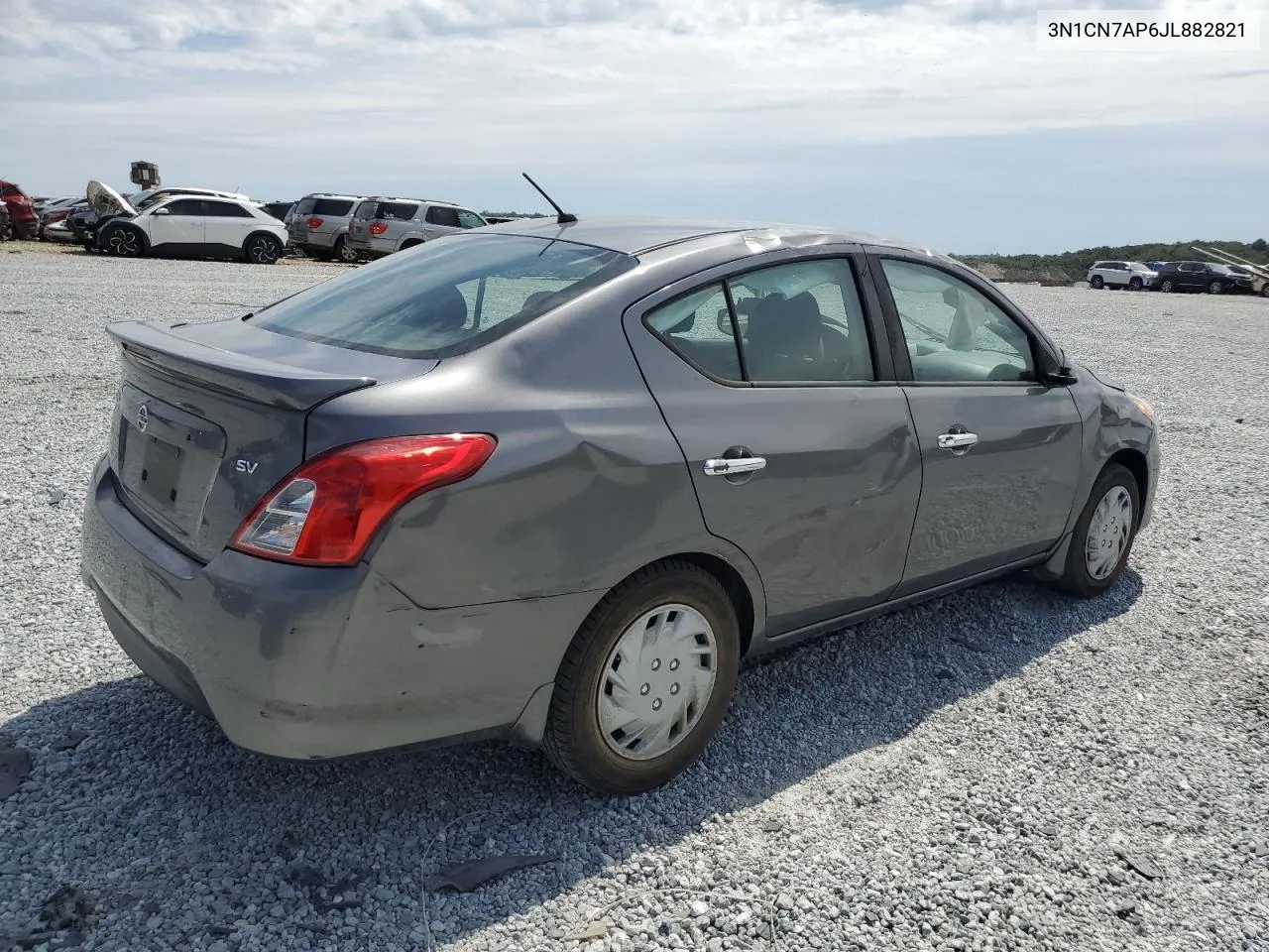 2018 Nissan Versa S VIN: 3N1CN7AP6JL882821 Lot: 70052504