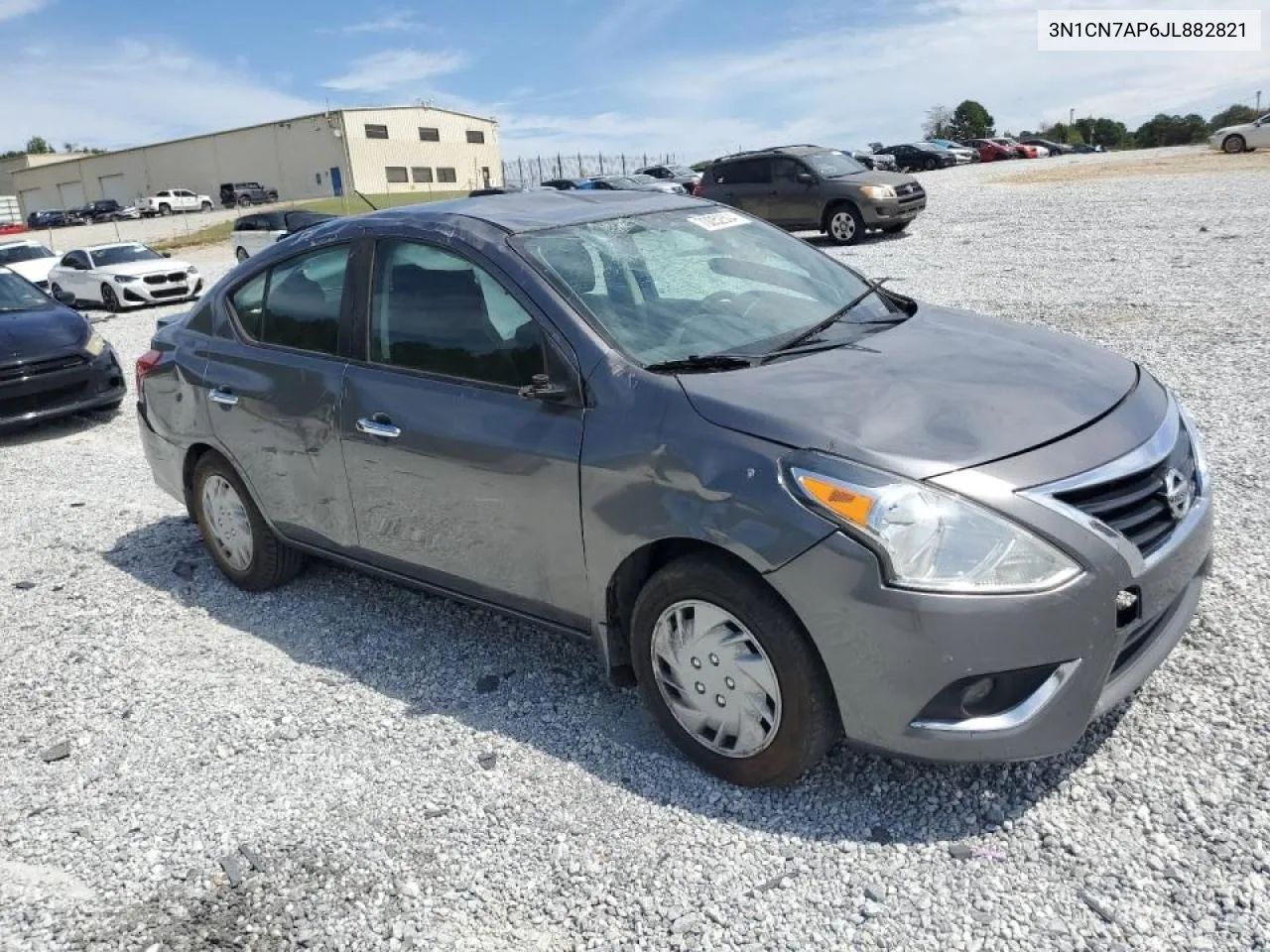 2018 Nissan Versa S VIN: 3N1CN7AP6JL882821 Lot: 70052504