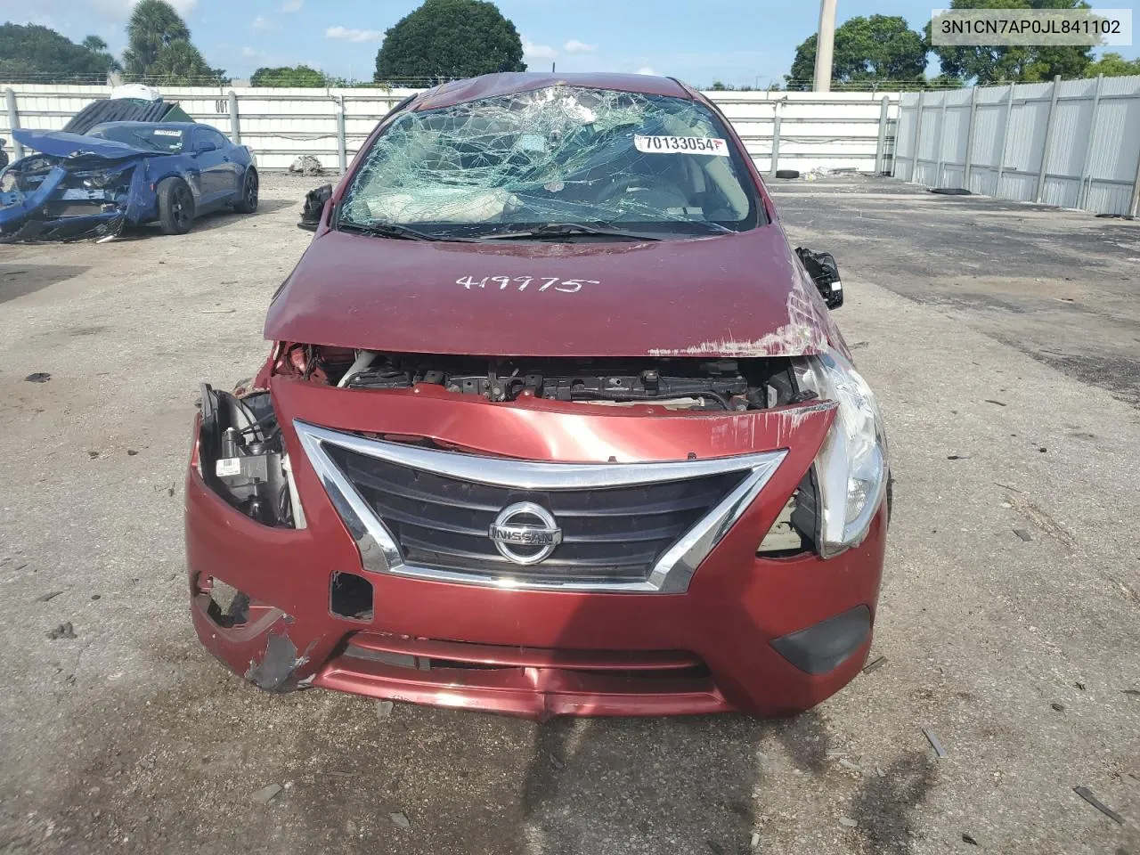 3N1CN7AP0JL841102 2018 Nissan Versa S