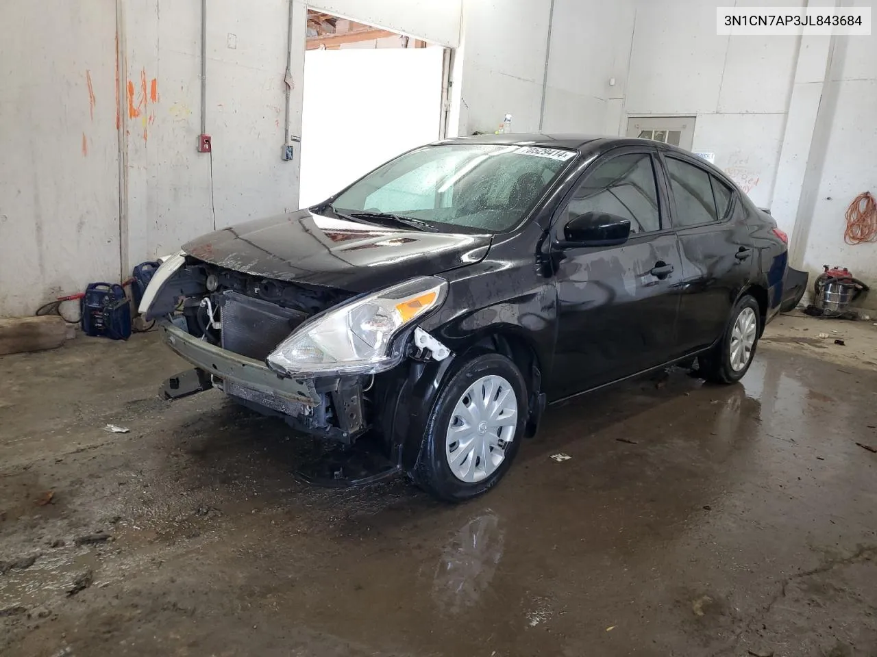 2018 Nissan Versa S VIN: 3N1CN7AP3JL843684 Lot: 70529414