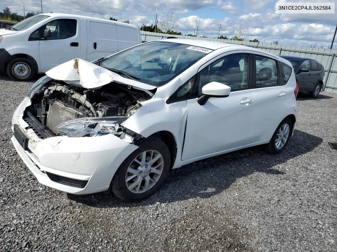 2018 Nissan Versa Note S VIN: 3N1CE2CP4JL362584 Lot: 70813144