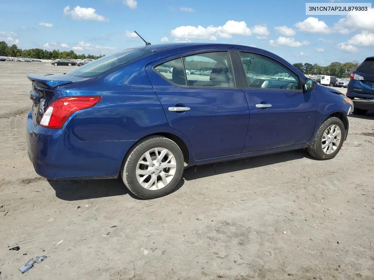 2018 Nissan Versa S VIN: 3N1CN7AP2JL879303 Lot: 71098054