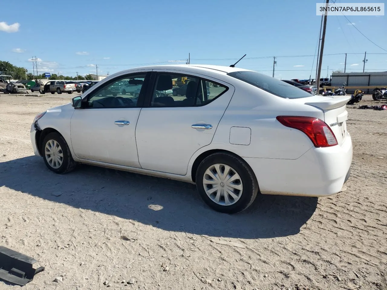 3N1CN7AP6JL865615 2018 Nissan Versa S