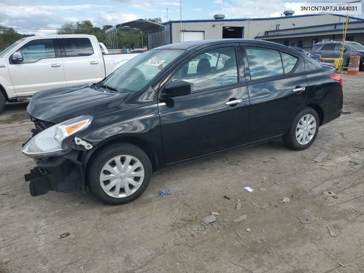 2018 Nissan Versa S VIN: 3N1CN7AP7JL844031 Lot: 71609294