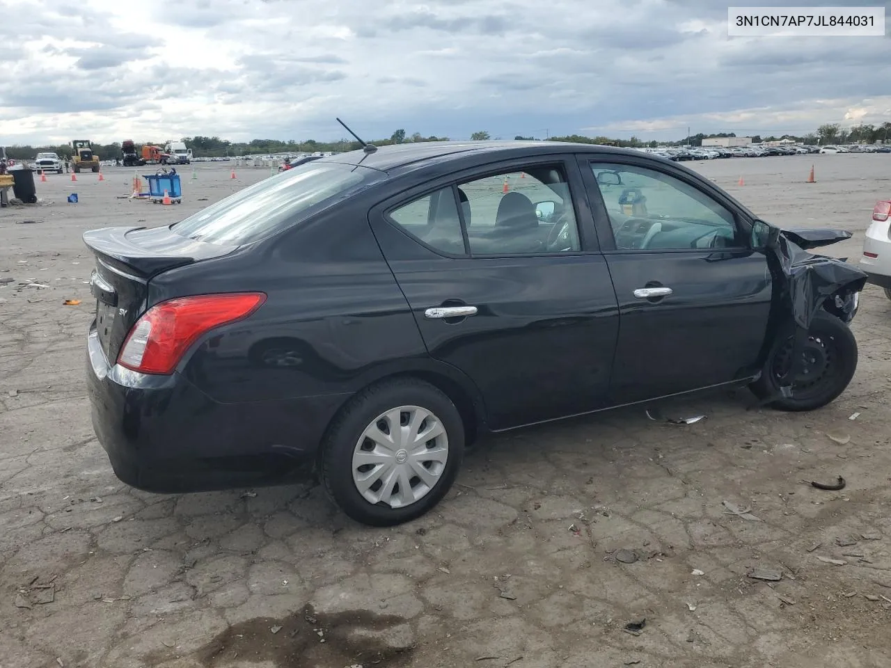 2018 Nissan Versa S VIN: 3N1CN7AP7JL844031 Lot: 71609294