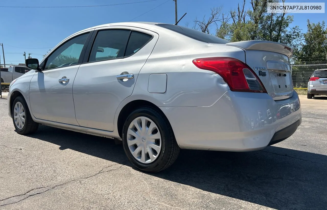 3N1CN7AP7JL810980 2018 Nissan Versa S