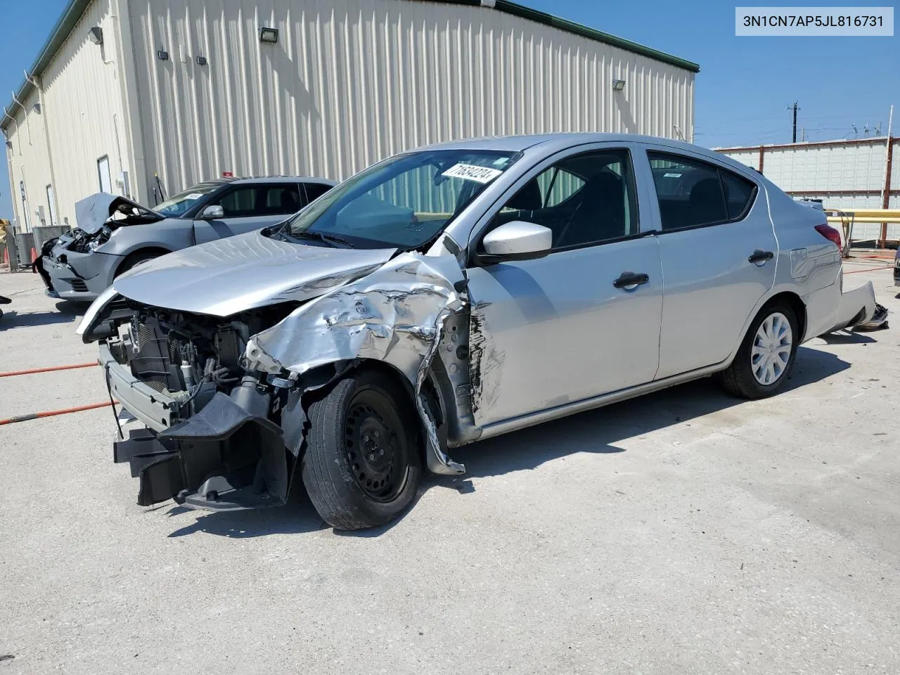 3N1CN7AP5JL816731 2018 Nissan Versa S