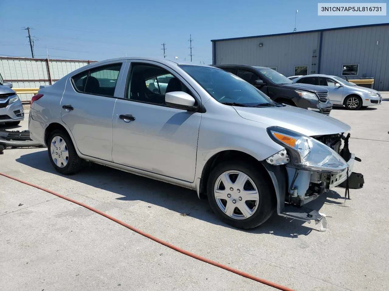 2018 Nissan Versa S VIN: 3N1CN7AP5JL816731 Lot: 71634224