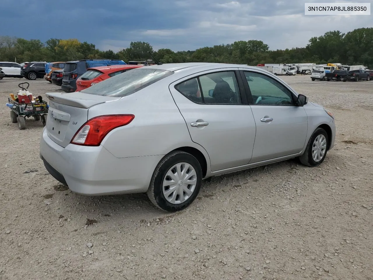 2018 Nissan Versa S VIN: 3N1CN7AP8JL885350 Lot: 71944254