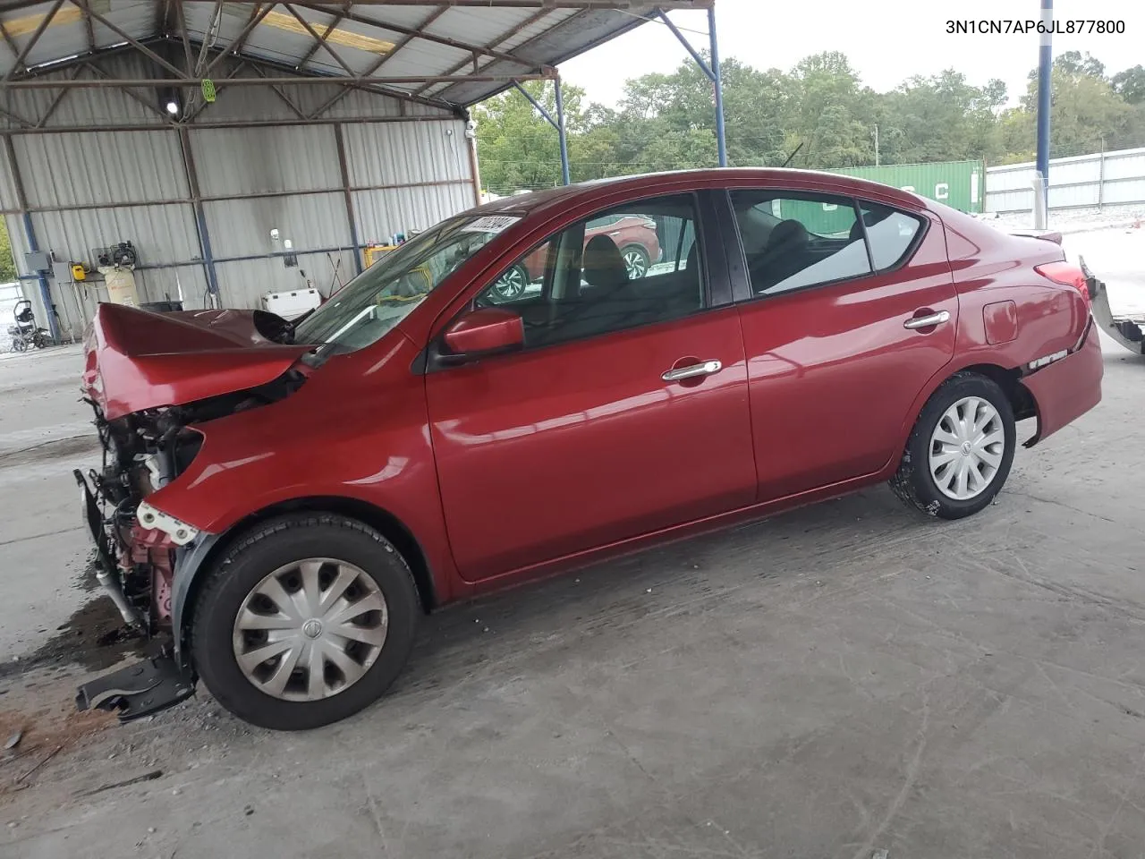 2018 Nissan Versa S VIN: 3N1CN7AP6JL877800 Lot: 72062904