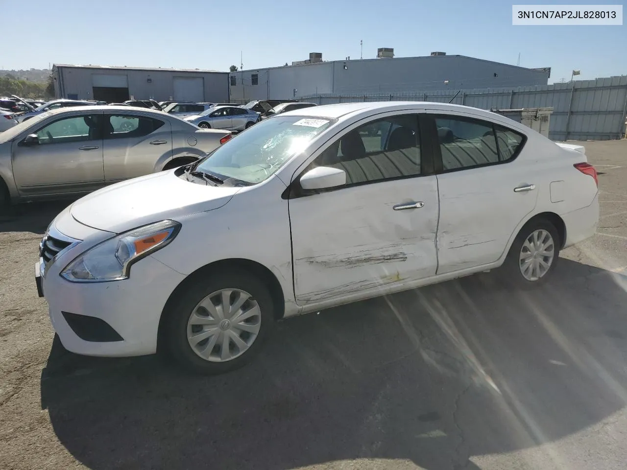 2018 Nissan Versa S VIN: 3N1CN7AP2JL828013 Lot: 72443694