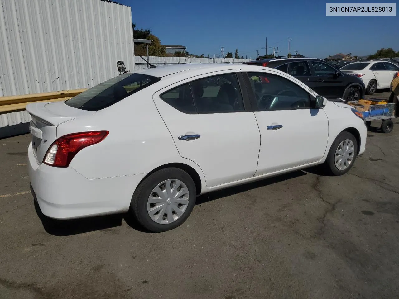 2018 Nissan Versa S VIN: 3N1CN7AP2JL828013 Lot: 72443694