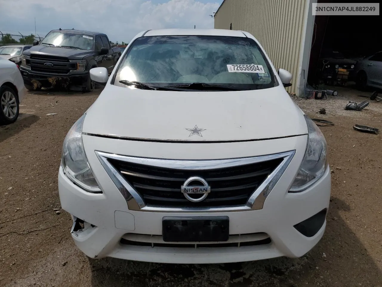 2018 Nissan Versa S VIN: 3N1CN7AP4JL882249 Lot: 72658804