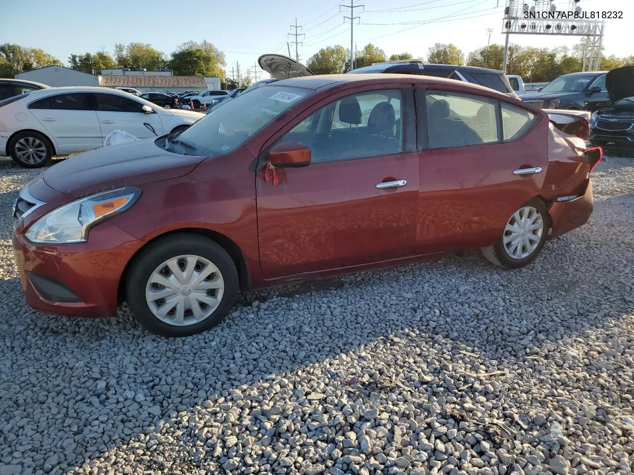 2018 Nissan Versa S VIN: 3N1CN7AP8JL818232 Lot: 73104194