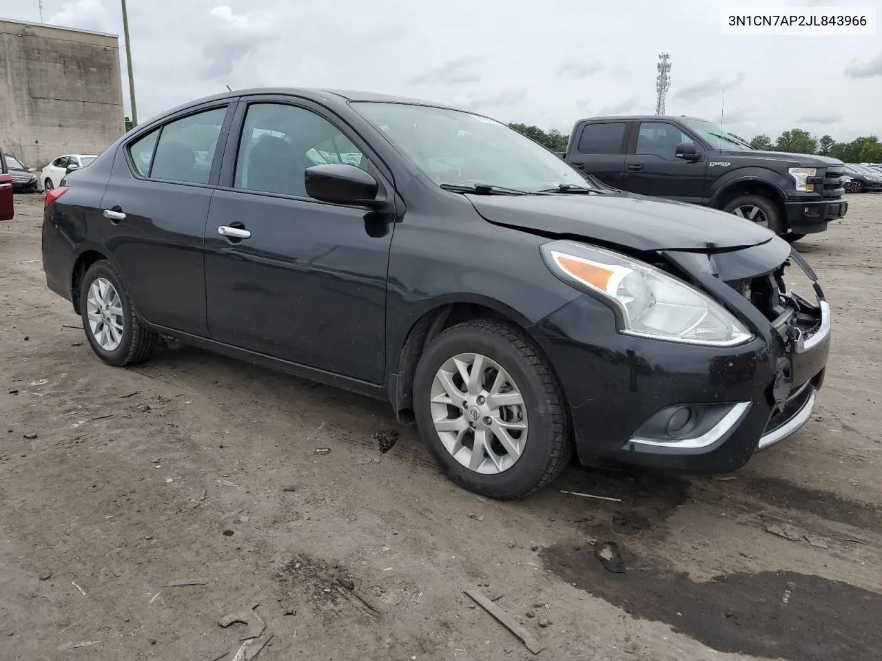 2018 Nissan Versa S VIN: 3N1CN7AP2JL843966 Lot: 73153314